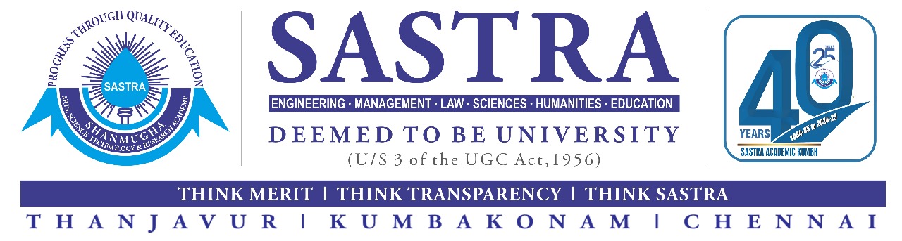 SASTRA University Logo